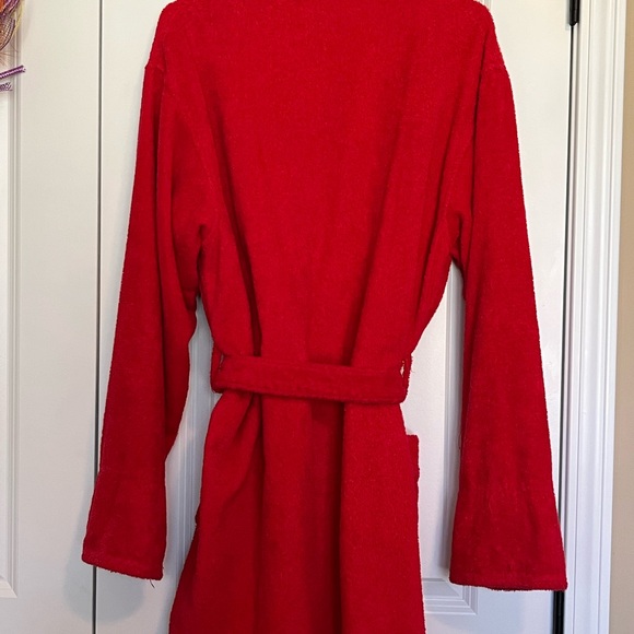 Victoria's Secret Red Plush Robe - Picture 3 of 3